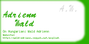 adrienn wald business card